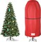 Upright Christmas Tree Storage Bag,Oxford Fabric Tear Resistant Adjustable Christmas Tree Storage Bag for 9 FT Assembled Trees